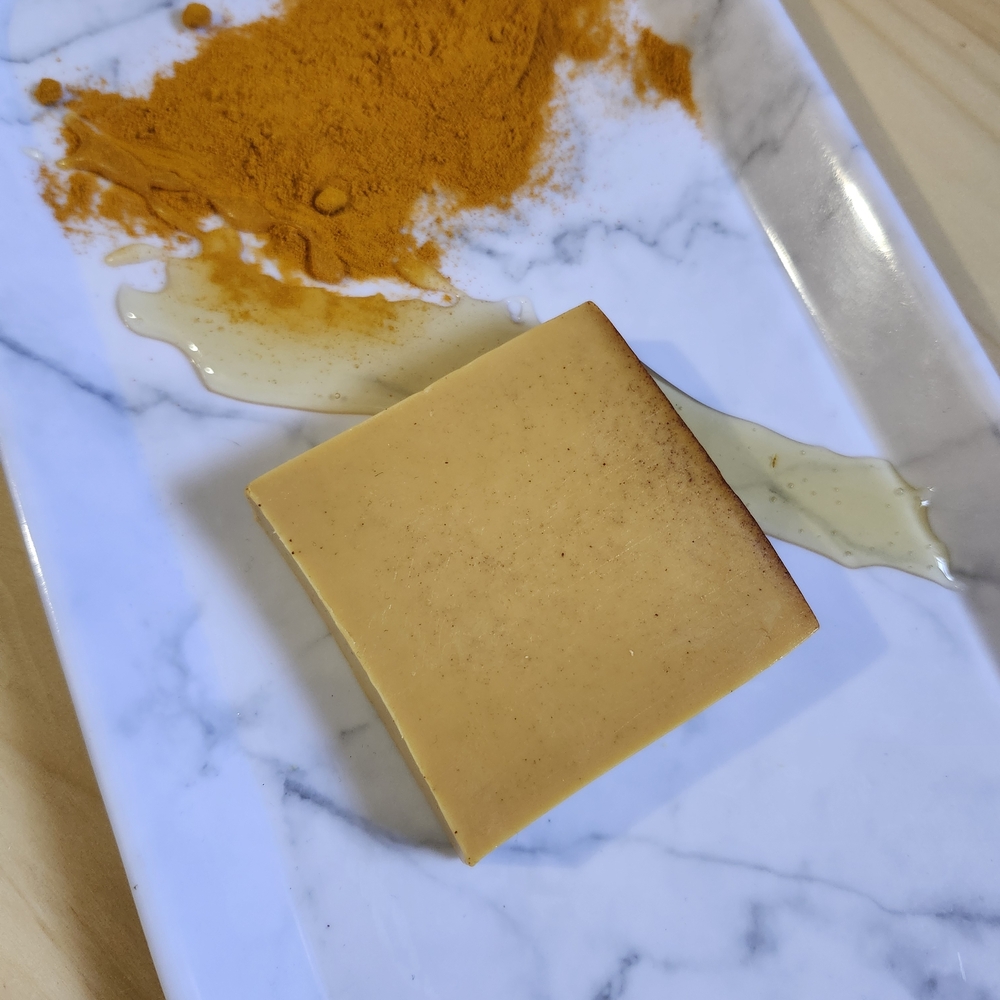 Handmade Honey Turmeric Soap Bar